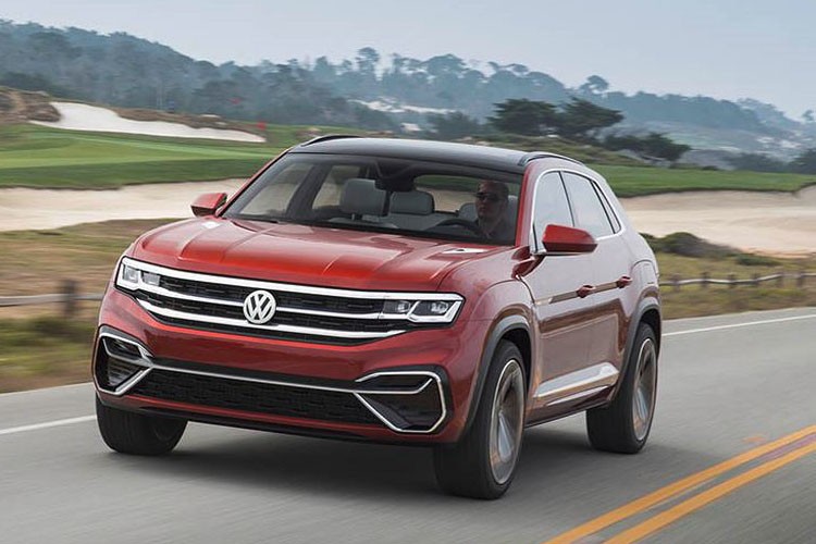 Mẫu SUV Coupe  Volkswagen Atlas Cross Sport bản sản xuất được Volkswagen tiết lộ sẽ giới thiệu ra thị trường Mỹ vào đầu năm 2019.