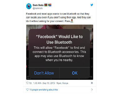 iOS 13 bắt quả tang Facebook theo dõi vị trí người dùng