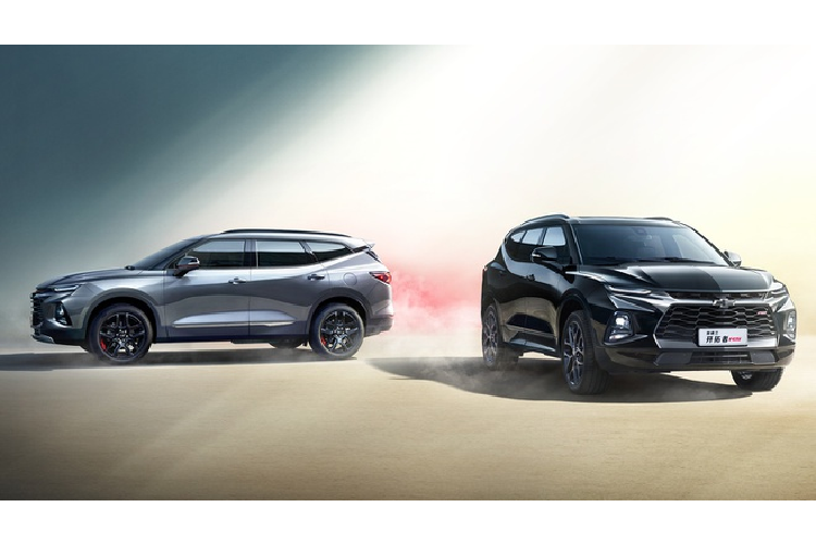  Chevrolet Blazer 2021 mới xuất hiện từ tháng 11 năm ngoái nhưng không hé lộ nội thất. SUV mới sẽ bán ra thị trường Trung Quốc nửa đầu năm nay.