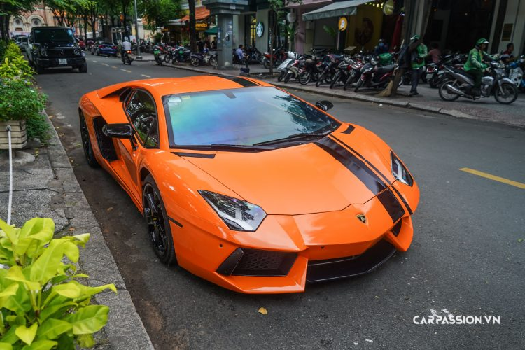 Tại Việt Nam,  siêu xe Lamborghini Aventador đã có mặt ngay từ năm 2012, tức chỉ chưa đầy một năm kể từ khi hãng siêu xe này bắt tay vào sản xuất mẫu xe này. Đến nay, đã có hơn chục chiếc Aventador với nhiều phiên bản khác nhau lăn bánh trên khắp các nẻo đường nước ta. Có thể nói, màu sơn trắng là số lượng màu sơn được lựa chọn nhiều nhất khi có đến năm chiếc Aventador sở hữu màu sơn này, tất cả đều thuộc phiên bản LP700-4. Hai trong số đó sở hữu màu sơn trắng mờ có tên gọi Bianco Canopus.