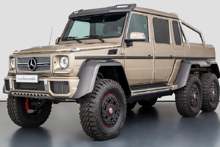 Hãng xe sang Đức đã từng giới thiệu phiên bản hàng đầu của G-Class vào năm 2013 có tên gọi là  Mercedes-Benz G63 AMG 6x6 mới với số lượng sản xuất giới hạn 100 chiếc trên toàn cầu.