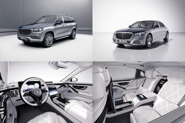 Thương hiệu  xe sang Mercedes-Maybach chọn biến thể cao cấp nhất của S-Class (S 680) và GLS (GLS 600) để giới thiệu gói Edition 100. Điểm chung của các mẫu Mercedes-Maybach Edition 100 là ngoại thất tông kép độc quyền gồm bạc High-tech Silver và xanh dương Nautical Blue.