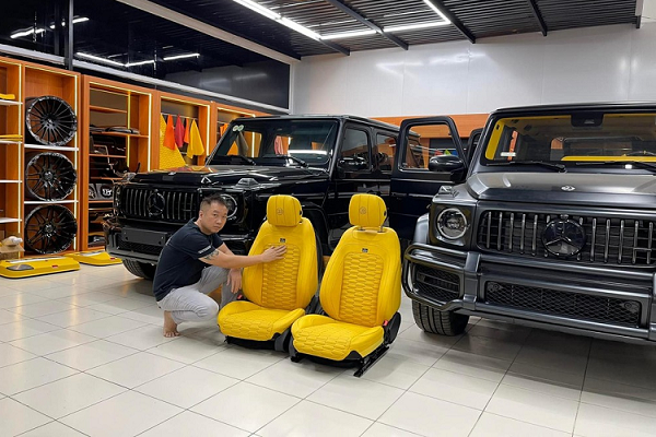 Xem Mercedes-AMG G63  hơn 10 tỷ độ nội thất Brabus "sang chảnh"