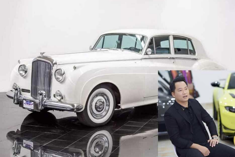 Trên trang cá nhân của mình, đại gia  siêu xe Hoàng Kim Khánh đã đăng tải bài viết chào mừng chiếc Bentley S2 hơn 60 năm tuổi, hàng hiếm đã gia nhập bộ sưu tập xe cực khủng của anh.