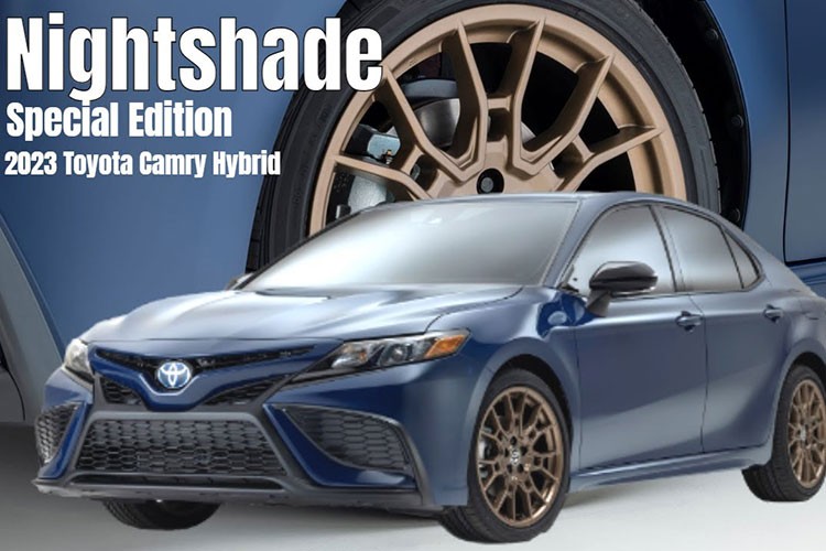 Toyota Camry 2023 thêm bản Nightshade thể thao và đậm cá tính hơn