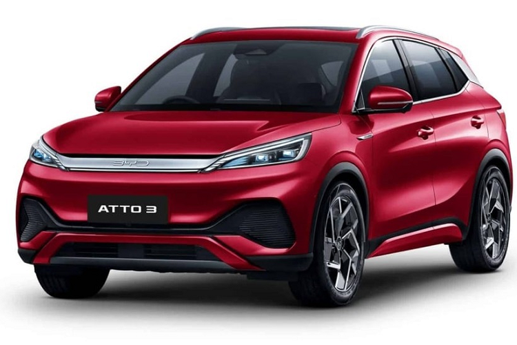  BYD Atto 3 2023 mới là một chiếc xe SUV điện phân khúc C - chung mâm với VinFast e34 - đã tiến ra các thị trường ngoài Trung Quốc như Nhật Bản, Úc, Đức, Israel, Anh, Thái Lan và Singapore nhận được sự quan tâm rất lớn của các khách hàng nước bạn.