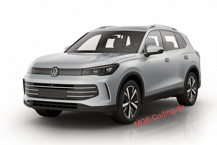 Theo đó, về ngoại thất, mẫu xe SUV  Volkswagen Tiguan 2024 mới sẽ được áp dụng ngôn ngữ thiết kế cập nhật của thương hiệu ôtô Đức với những đường nét bo tròn mềm mại hơn, khá giống với ID.4.