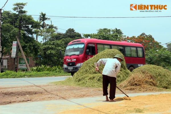 Đến hẹn lại lên, vào mùa thu hoạch lúa Chiêm (tháng 5 - 6), người dân lại chất đống rơm, rạ ngổn ngang rồi đốt ở dọc hai bên đường Hà Nội. Những ngày này, ai đi qua tuyến Quốc lộ 6A, địa phận huyện Chương Mỹ đều cảm thấy ngột ngạt, khó chịu vì phải hứng  khói rơm rạ.