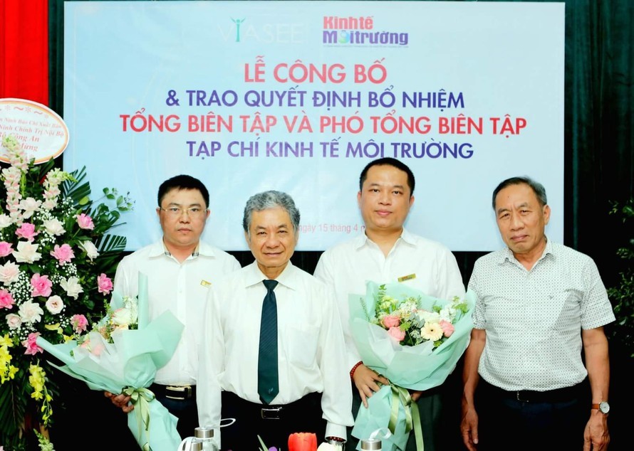 Tạp chí Kinh tế Môi trường có Tổng Biên tập và Phó Tổng Biên tập mới