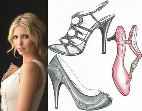 Ivanka Trump,  con gái Tổng thống Mỹ Donald Trump là người phụ nữ thành đạt. Tên của cô cũng được lấy làm tên thương hiệu giày thời trang nổi tiếng và rất được ưa chuộng tại Mỹ.