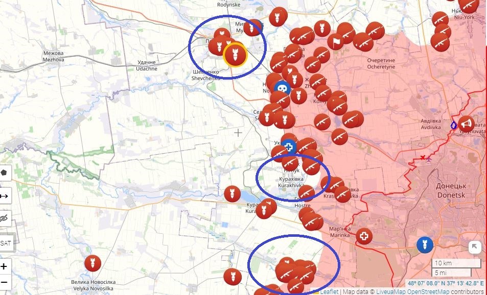 Hãng tin Mỹ CNN đưa tin,  Quân đội Ukraine hiện đang tiến hành phản công trên hướng Pokrovsk. Cùng lúc đó, Quân đội Nga tiếp tục điều thêm quân tới Pokrovsk và tiếp cận trung tâm thành phố. Tại thị trấn tiền tuyến Selydove ở phía nam Pokrovsk, quân Ukraine đóng quân ở đây đã bị hỏa lực quân Nga tấn công ác liệt trong vài tuần qua.