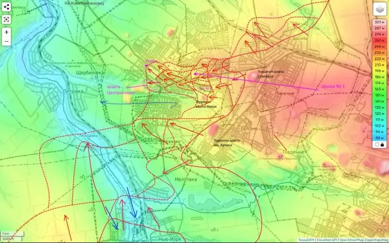 Các trận đánh giành quyền kiểm soát  thành phố Toretsk, thuộc tỉnh Donetsk, miền đông Ukraine vẫn đang tiếp diễn ác liệt. Bộ Tổng tham mưu Quân đội Ukraine không muốn rút khỏi Toretsk, vì từ đây là đầu cầu rất thuận lợi để tấn công thành phố Gorlovka.