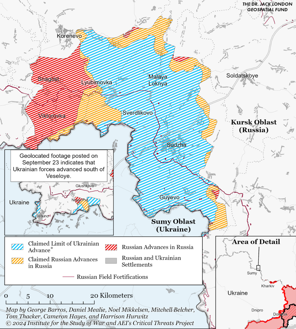 Chiến dịch đột phá của quân đội Ukraine (AFU) vào  vùng Kursk của Nga đã kéo dài hơn 6 tháng. Mặc dù quân đội Nga (RFAF) đã phát động một số đợt tấn công và giành lại khoảng hai phần ba khu vực do AFU chiếm đóng, nhưng AFU vẫn còn kiểm soát hơn 400 km2 lãnh thổ ở Kursk, bao gồm cả thị trấn Sudzha, trung tâm của quận Sudzhansky.