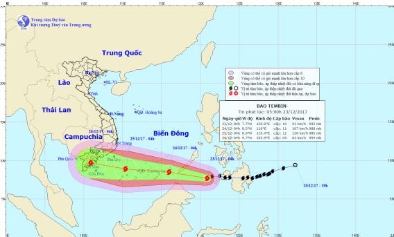 Lên phương án di dời gần 1 triệu dân đối phó bão số 16