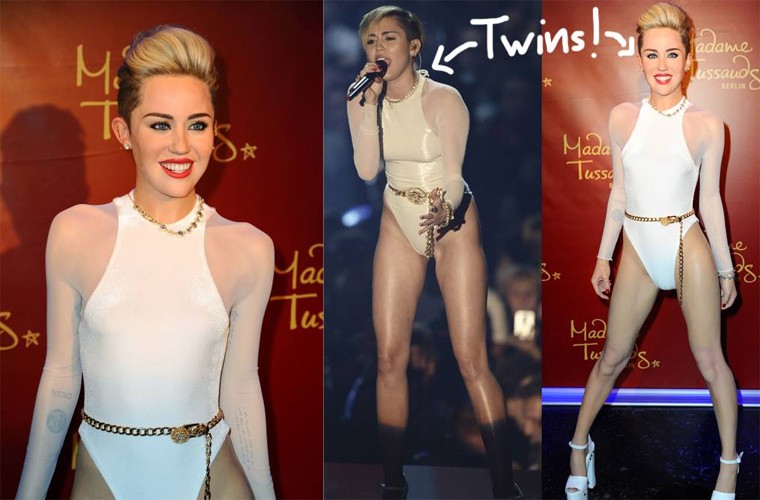 Ngày hôm qua, bảo tàng tượng sáp Madame Tussauds ở Berlin đã ra mắt bức tượng Miley Cyrus y hệt bản gốc từ ánh mắt, nụ cười cho tới bộ trang phục diễn sexy.