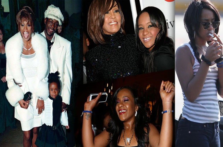  Bobbi Kristina Brown, con gái duy nhất của nữ diva quá cố Whitney Houston và chồng Bobby Brown. Ngày 31/1, cô được chồng phát hiện bất tỉnh trong bồn tắm, trong tình trạng mặt úp xuống nước tại nhà riêng ở Roswell, Georgia.