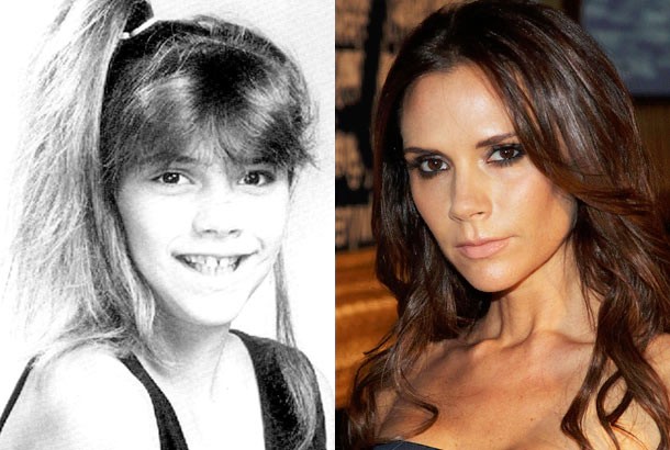 Lớn lên trong một gia đình giàu có nhưng lúc nhỏ, Victoria Beckham lại rất ngượng về điều này. Được bố chở tới trường bằng chiếc xe Rolls-Royce, cô thường xin bố đỗ cách xa trường một đoạn để tự đi bộ vào vì không muốn các bạn nhìn thấy. Thậm chí Vic còn xin bố hãy chở mình đến trường bằng chiếc xe van cũ của ông.