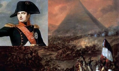 Mùa hè năm 1798, nhà cầm quân Napoleon Bonaparte đã dẫn theo hơn 30.000 binh lính Pháp thực hiện cuộc viễn chinh chinh phục Ai Cập. Trong cuộc viễn chinh đó, Napoleon đã kết hợp với mục đích khảo cổ.