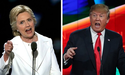 Tham gia cuộc đua vào Nhà Trắng năm 2016, 2  ứng viên Tổng thống Mỹ Hillary Clinton và Donald Trump đã gây ấn tượng với công chúng và truyền thông Mỹ bởi cả hai ứng viên đều lớn tuổi. Ảnh: Getty Images.