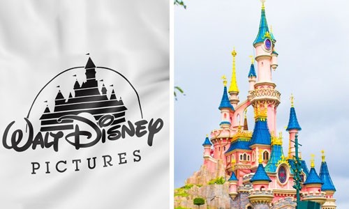 Hãng phim Disney nổi tiếng với logo hình tòa lâu đài cổ tích. Trước năm 2006, logo của  thương hiệu nổi tiếng này được thiết kế dạng 2D phỏng theo tòa lâu đài Neuschwanstein nổi tiếng của Đức.