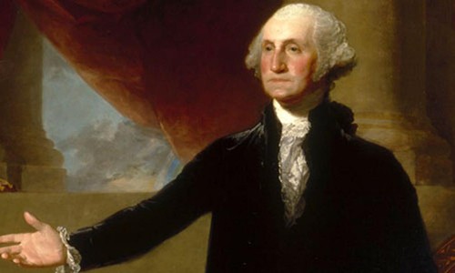 George Washington (1732-1799) là Tổng thống đầu tiên của Mỹ và tại nhiệm trong 2 nhiệm kỳ.  Nhà lãnh đạo nổi tiếng này là chính khách có ảnh hưởng lớn đến lịch sử nước Mỹ, trong đó có việc từng đảm nhiệm chức vụ Chủ tịch Hội nghị Lập hiến năm 1787 để xây dựng nên bản Hiến pháp Mỹ.