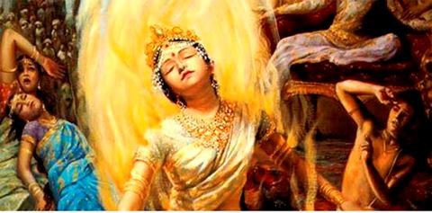 Sati là một  tục lệ cổ xưa được thực hiện bởi các tín đồ theo đạo Hindu ở Ấn Độ. Theo các tài liệu lịch sử, Sati là một hình phạt dành cho người phụ nữ có chồng đã qua đời.