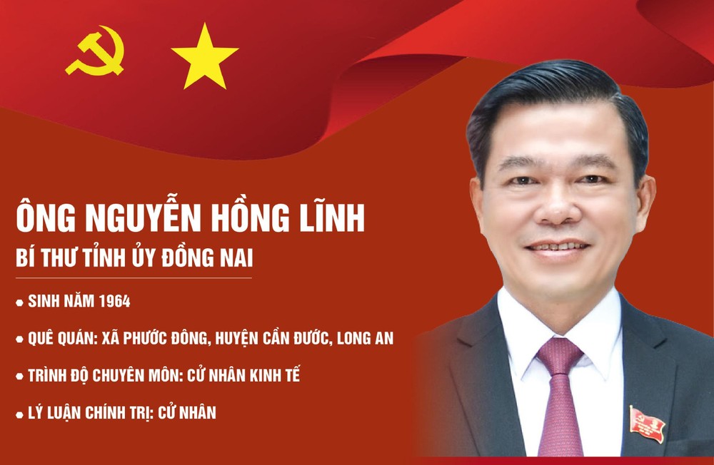 Chân dung tân Bí thư Tỉnh ủy Đồng Nai Nguyễn Hồng Lĩnh