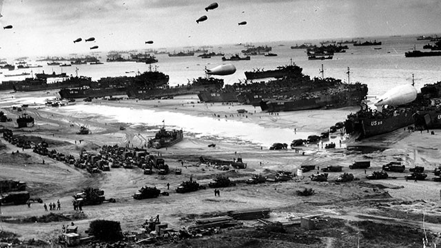 Cuộc đổ bộ lịch sử lên bãi biển  Normandy của Pháp ngày 6/6/1944 là một sự kiện lớn trong Thế chiến 2. Trong chiến dịch đổ bộ này, quân Đồng minh đã giành được thắng lợi lớn trước quân đội phát xít Đức.