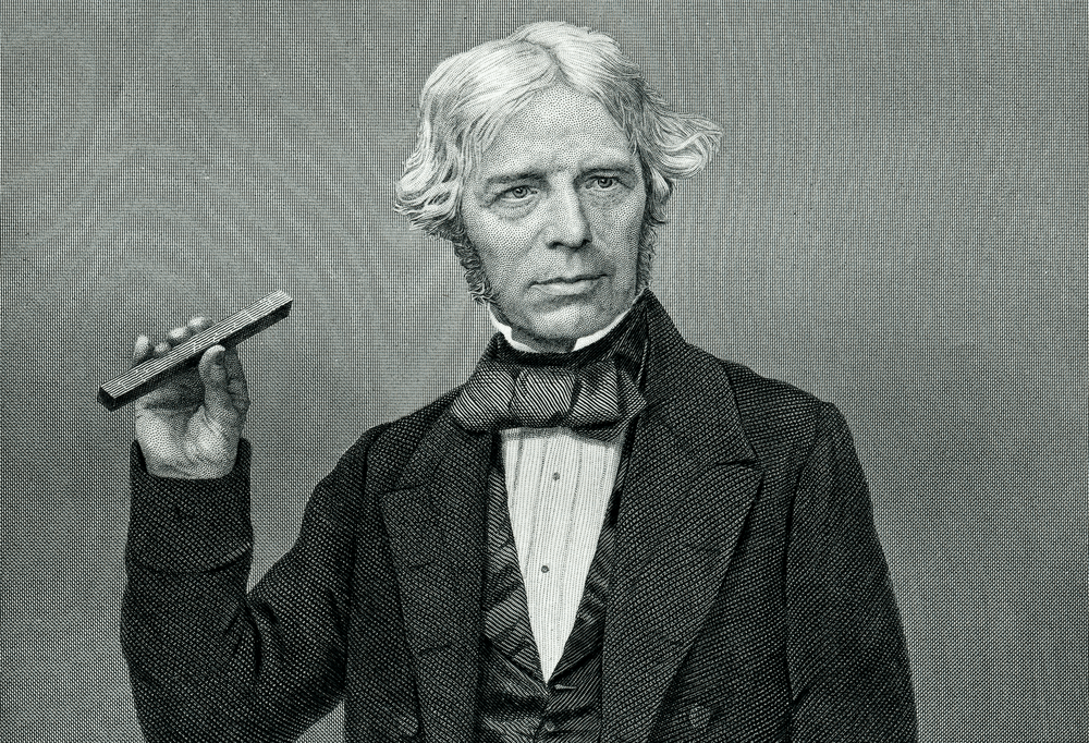  Michael Faraday (1791 - 1867) là nhà hóa học và vật lý học nổi tiếng người Anh. Ông có nhiều đóng góp quan trọng cho lĩnh vực Điện từ học và Điện hóa học.