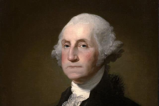  Tổng thống Mỹ George Washington là ông chủ Nhà Trắng luôn xuất hiện trước công chúng với gương mặt nghiêm nghị, hiếm khi cười.