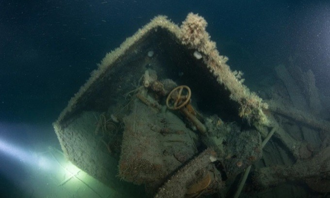 Các thợ lặn chuyên nghiệp làm việc với tổ chức Lost In Waters Deep cho biết họ đã tìm thấy  xác tàu chiến HMS Hawke chìm ngoài khơi Scotland vào ngày 15/10/1914.