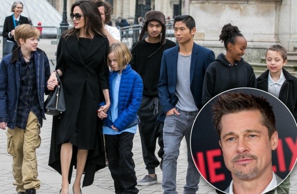 Brad Pitt sợ Angelina Jolie đưa các con sang Anh định cư