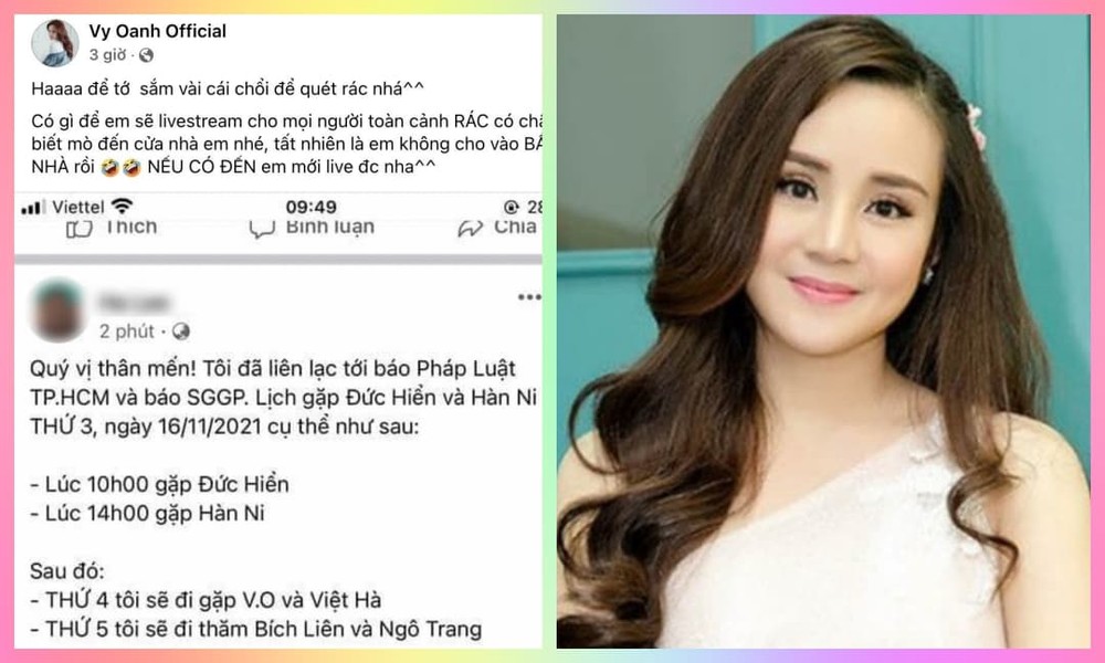 Nữ đại gia chốt ngày đến gặp, Vy Oanh vỗ mặt: "Sắm chổi quét rác"