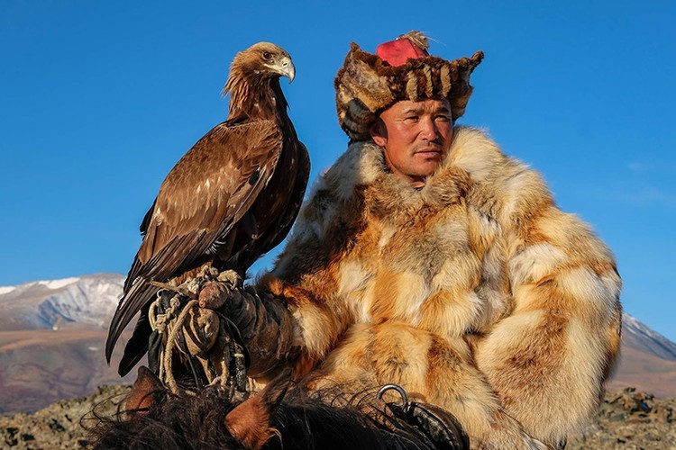 Ngày nay, nhiều  người Kazakhstan sống ở Mông Cổ vẫn có lối sống du mục. Ảnh: Getty Images.