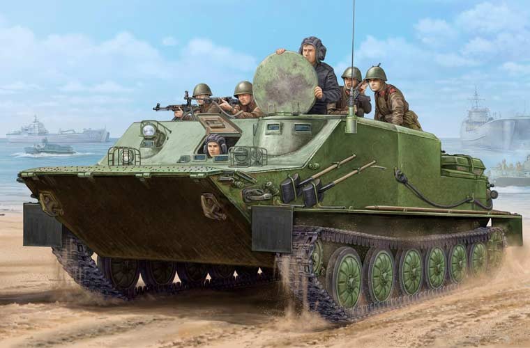 BTR-50 là xe thiết giáp chở quân lội nước được Liên Xô sản xuất từ đầu những năm 1950 trên cơ sở khung gầm xe tăng lội nước PT-76. Hàng nghìn chiếc BTR-50 đã được Liên Xô chế tạo trong giai đoạn 1954-1970 xuất khẩu tới hàng chục quốc gia trên toàn thế giới, trong đó có Việt Nam. Có một điểm đáng lưu ý là, BTR-50 là mẫu xe thiết giáp bánh xích hiếm hoi được Liên Xô phát triển thời kỳ này. Hầu như, sau này Liên Xô chỉ tập trung vào thiết giáp bánh lốp.