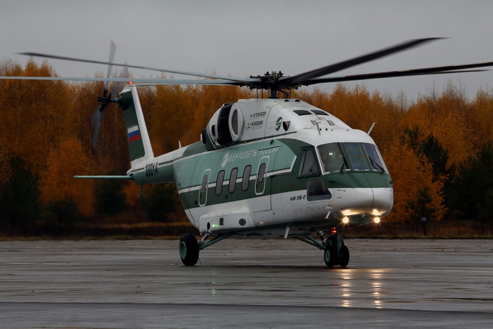 Mi-38 là loại trực thăng lưỡng dụng do Nga sản xuất có trần bay lên tới 9000m, đây là trực thăng duy nhất trên thế giới đạt được độ cao này.