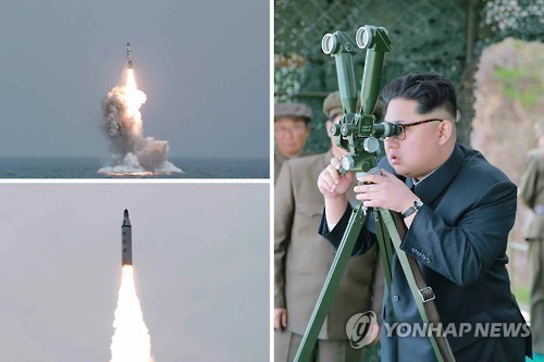 Hãng thông tấn KCNA của Triều Tiên đưa tin hôm 23/4 cho biết, nước này đã bắn thử thành công  tên lửa đạn đạo từ tàu ngầm và nhà lãnh đạo Kim Jong-un đã chỉ huy vụ bắn thử này.