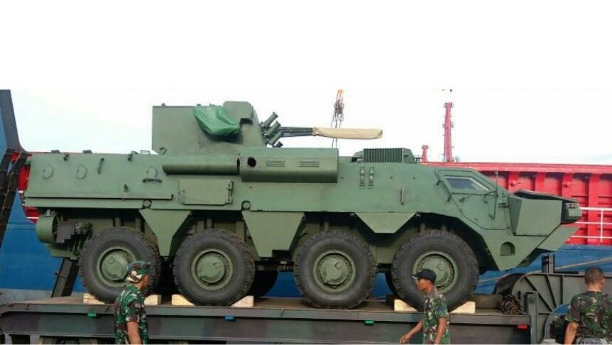 Theo tạp chí Jane's, Indonesia và Ukroboronprom - Tập đoàn công nghiệp quốc phòng quốc gia Ukraine dự kiến sẽ bắt đầu cuộc đàm phán trước cuối năm nay về việc cung cấp giấy phép cho Indonesia sản xuất  xe bọc thép BTR-4 8x8 bánh trong nước. Nguồn ảnh: IMF