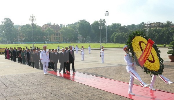 Lãnh đạo Đảng, Nhà nước viếng Lăng Bác nhân kỷ niệm Quốc khánh