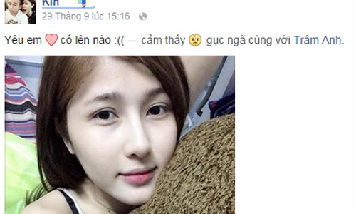 Bạn trai hotgirl chuyển giới Trâm Anh “cảm thấy gục ngã“