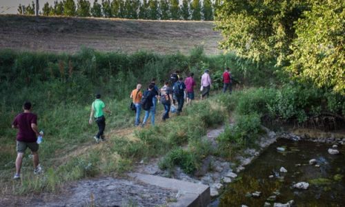 Hành trình khó khăn vượt biên giới Hungary của người tị nạn Syria