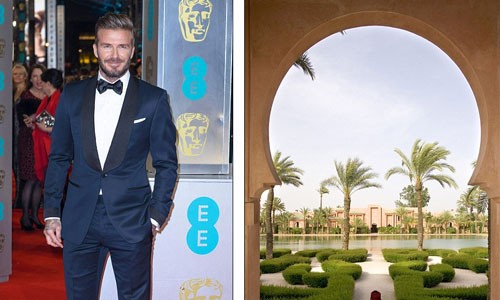 Theo tờ Daily Mail (Anh),  tiệc sinh nhật lần thứ 40 của David Beckham sẽ được tổ chức tại khu nghỉ mát sang trọng Amanjena Resort Amanjena của Ma-rốc.