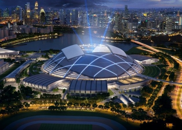 Khu liên hợp thể thao Quốc gia Sports Hub (Sân vận động Quốc gia Singapore), là một công trình hoành tráng dành cho  SEA Games 28 tại Singapore, được khánh thành hồi tháng 6/2014. Sân vận động có sức chứa 55.000 người, nổi bật với thiết kế hoàn toàn mới lạ.