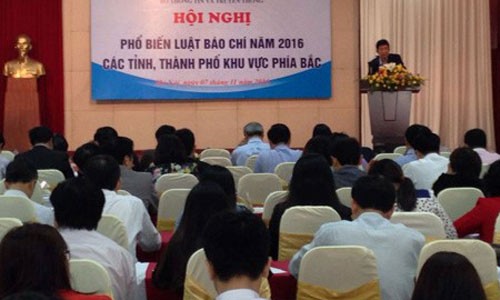 Bộ Thông tin Truyền thông phổ biến Luật Báo chí 2016