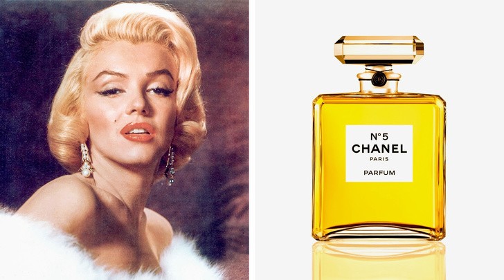 Marilyn Monroe: Người đẹp tóc vàng luôn ưa thích  nước hoa Chanel No5.