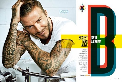 Khi biết mình vinh dự được bầu chọn,  David Beckham cười nói: “Đó là một niềm tự hào. Tôi rất hãnh diện và vui mừng đón nhận danh hiệu này.”