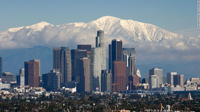 Los Angeles, Mỹ: Thành phố Los Angeles của Mỹ đứng ở vị trí thứ 8 trong bảng xếp hạng. Đây là lần đầu thành phố này xuất hiện trong top 10, tăng 19 bậc so với bảng xếp hạng về  chi phí sống năm ngoái. Ảnh: Getty.