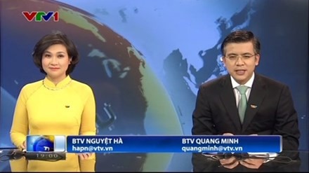 Thời sự 19h là chương trình ghi dấu ấn của  nhà báo Quang Minh trên sóng VTV. Cùng với anh, những gương mặt người dẫn nữ của Thời sự 19h cũng nổi tiếng không kém ở thời điểm đó là BTV Vân Anh và BTV Diệp Anh.