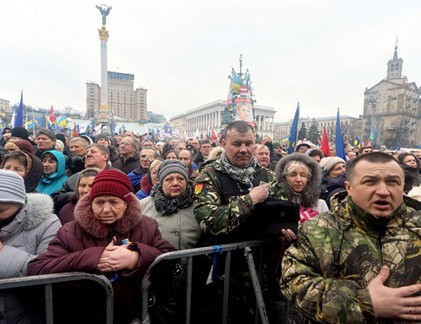 Người biểu tình giải tán, căng thẳng Ukraine hạ nhiệt