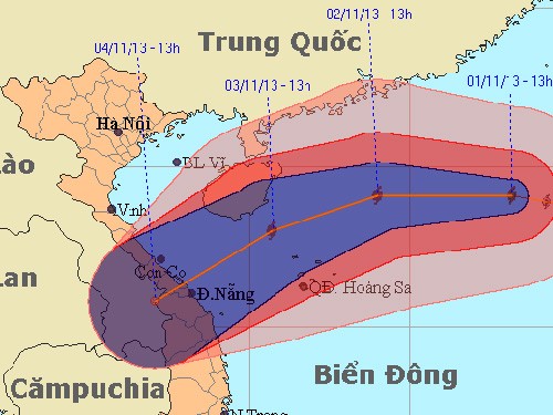 Bão số 12 giật cấp 15 sắp vào tàn phá miền Trung